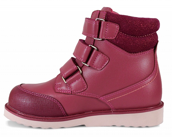 Ботинки осенние розовые 23-284  фото 3