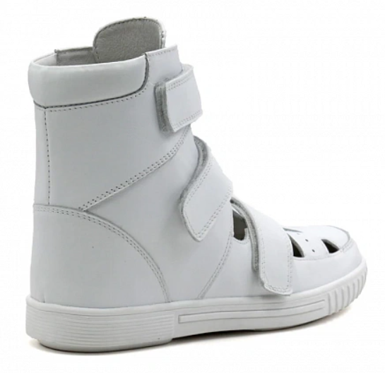 Сандалии ортопедические с закрытым носом цв.белый 21115-Х-005 Кожа фото 3