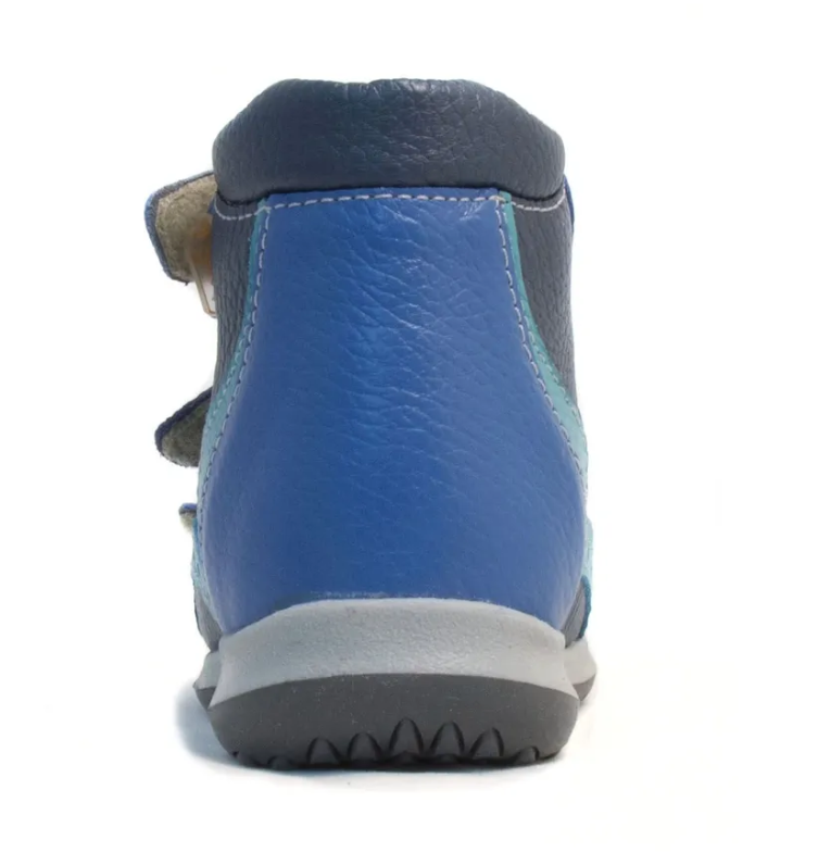 Сандалии с открытым носом Б2-105-219-221-1 джинс/синий  фото 4