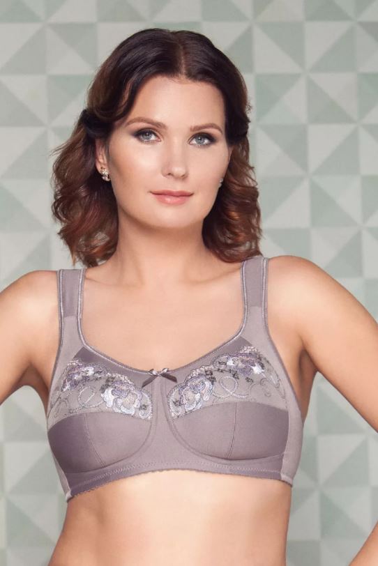 Бюстгальтер после мастэктомии Бирюза на темной чайке ЛФ0793 В246 фото 1