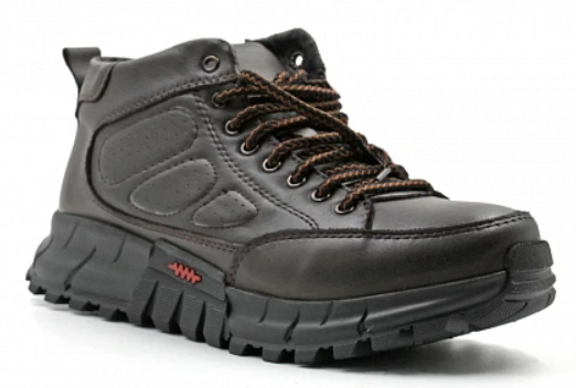 Ботинки ортопедические мужские Ортомода 92561-Х-102 коричневые кожаные демисезонные фото 1