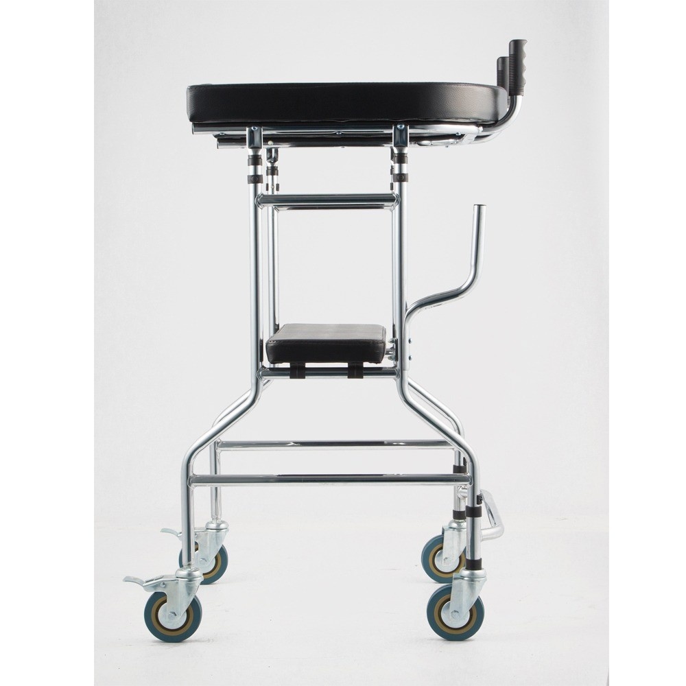 Ходунки регулируемые по высоте на 4-х колесах подлокотные СА827 фото 1