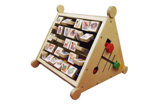 Многофункциональный детск. развив.центр "Веселый алфавит" 39*42*45 см фото 1